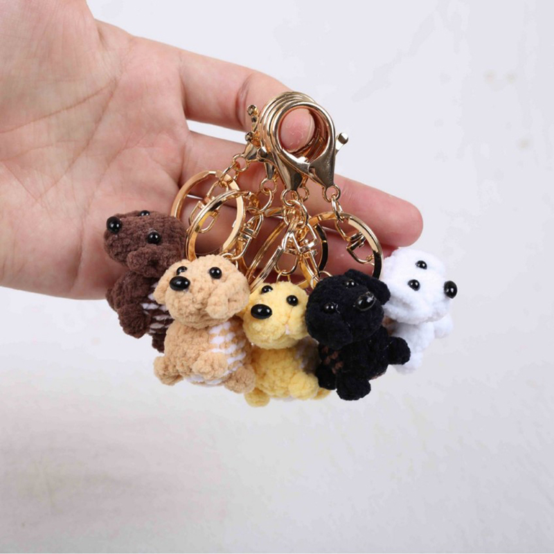 Pet Supplies Store - Mini Puppy Series Crochet Keyrings Knitting