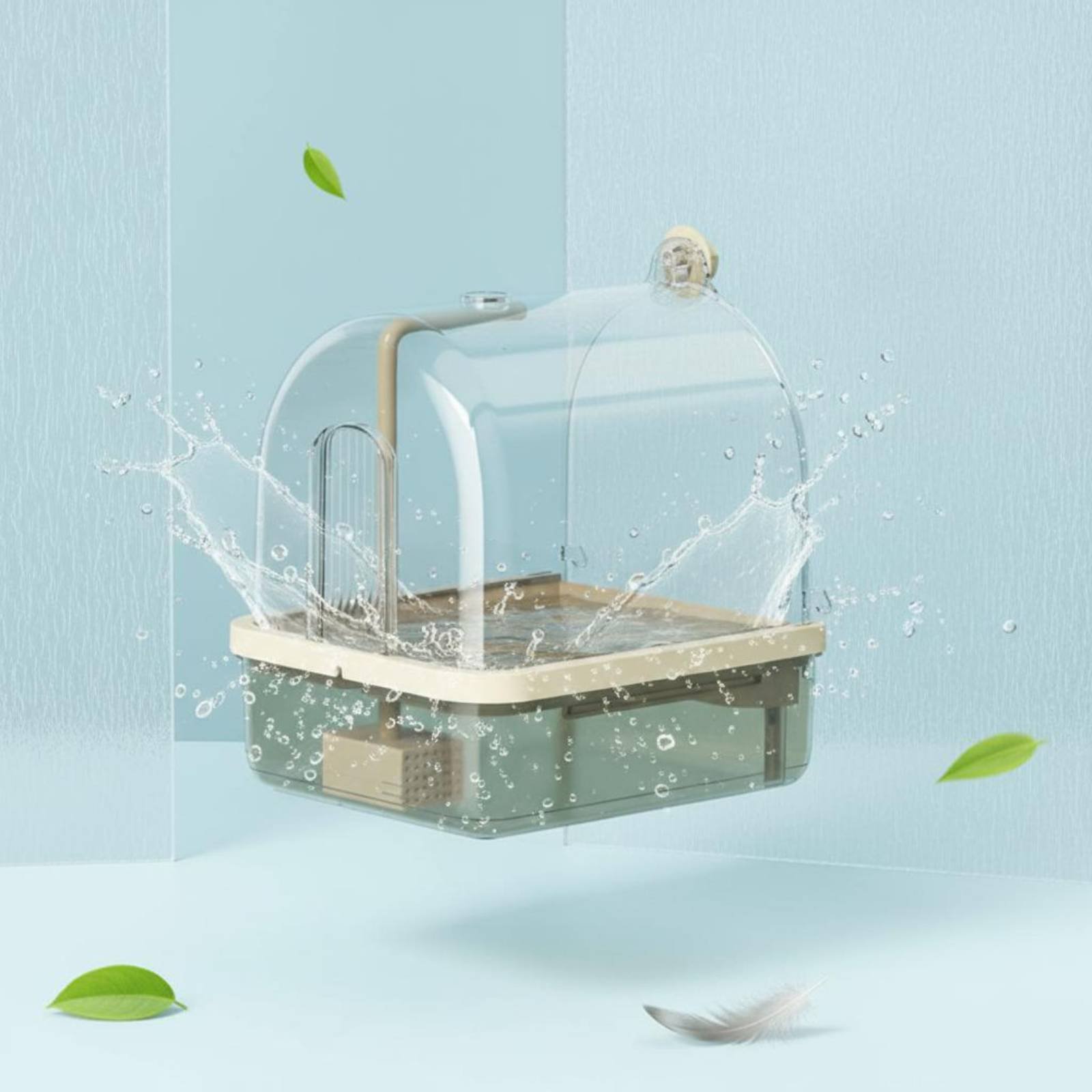 Pet Supplies In - Automatic Bird Bath Wireless Sensor Parrot