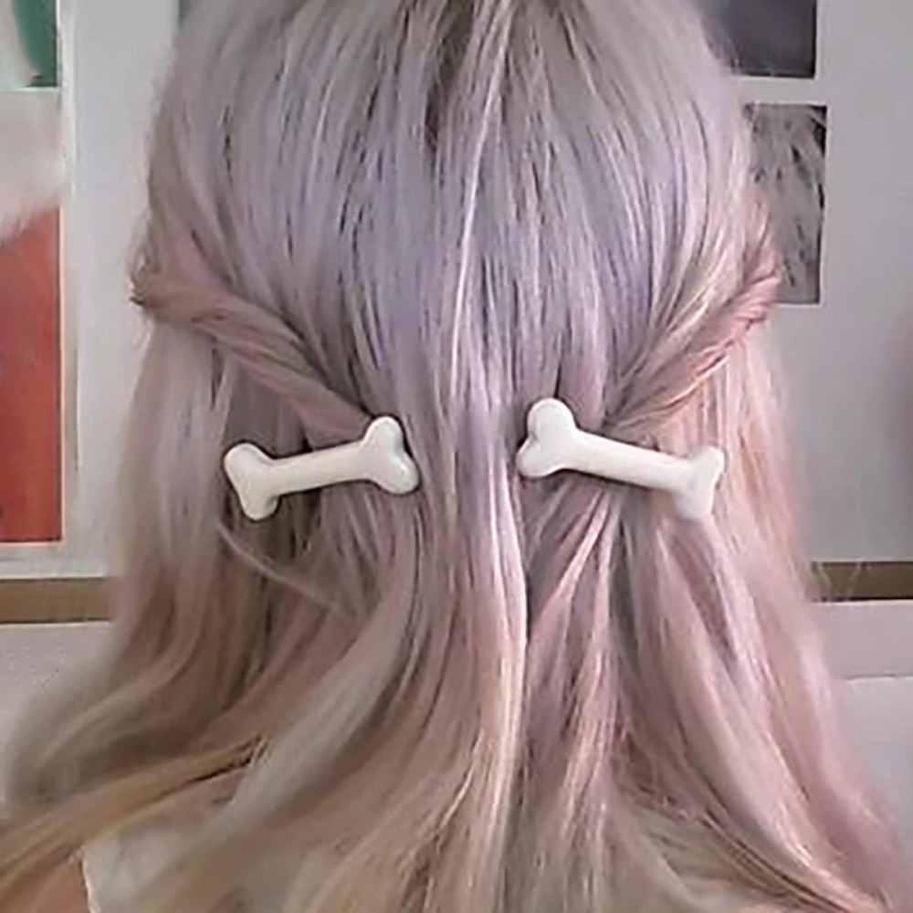 Pet Supplies Store - Y2K Cartoon Dog Bone Hair Clips