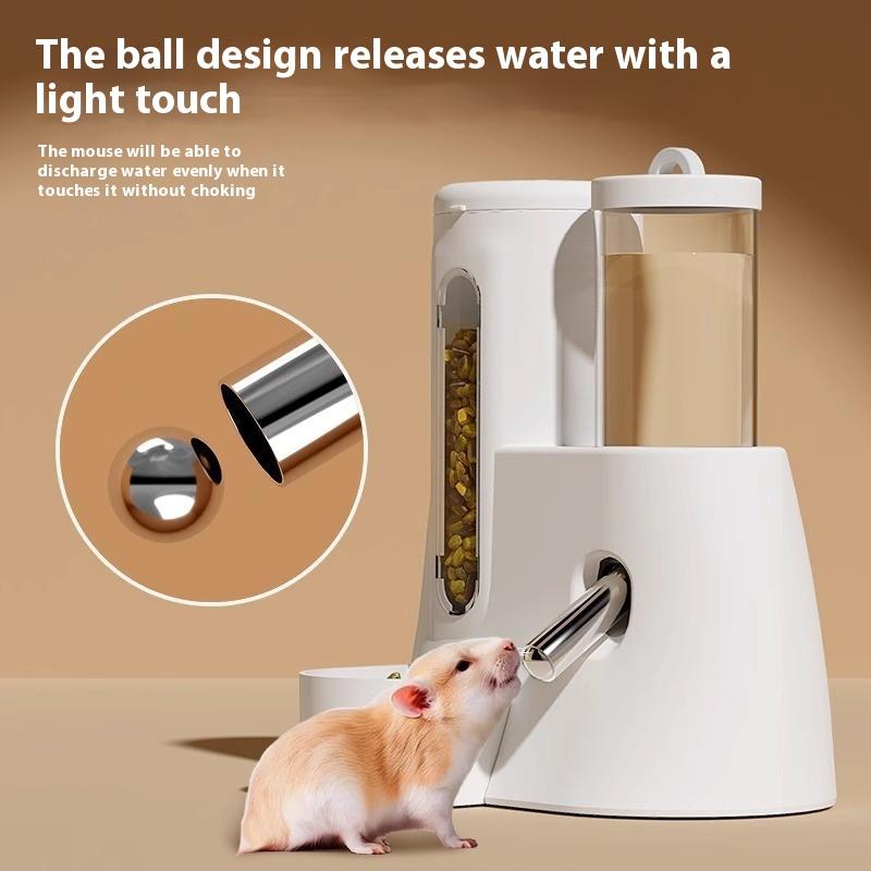 Automatic Pet Feeder - 1Pc 2In1 Hamster Feeder And Waterer