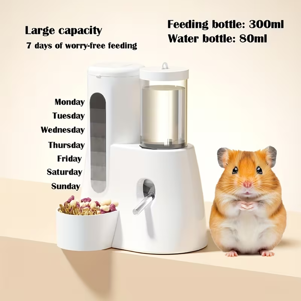 2 in 1 Hamster Automatic Feede - đánh giá và giá Automatic Pet Feeder