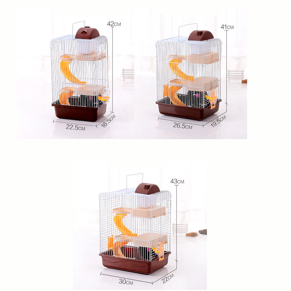 Luxury 3-Tier Slide Design Ham - đánh giá và giá Hamster Cage Wheel