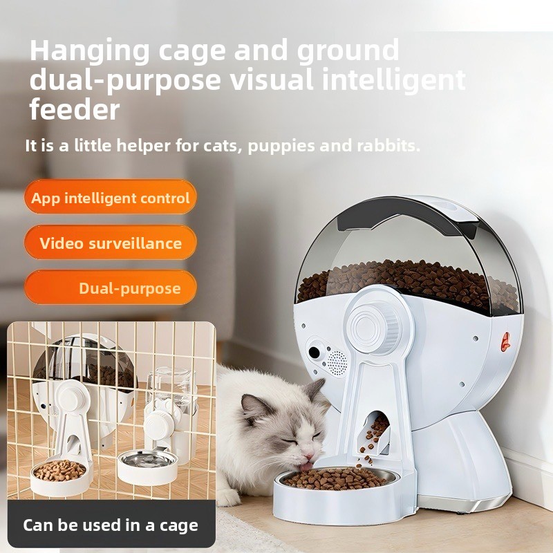WiFi Pet Smart Feeder with HD  - đánh giá và giá Automatic Pet Feeder