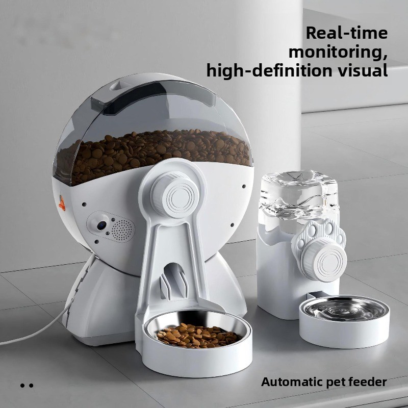WiFi Pet Smart Feeder with HD  - đánh giá và giá Automatic Pet Feeder