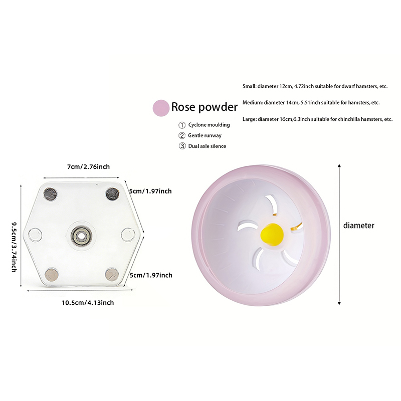 Magnetic running wheel bracket - đánh giá và giá Hamster Cage Wheel