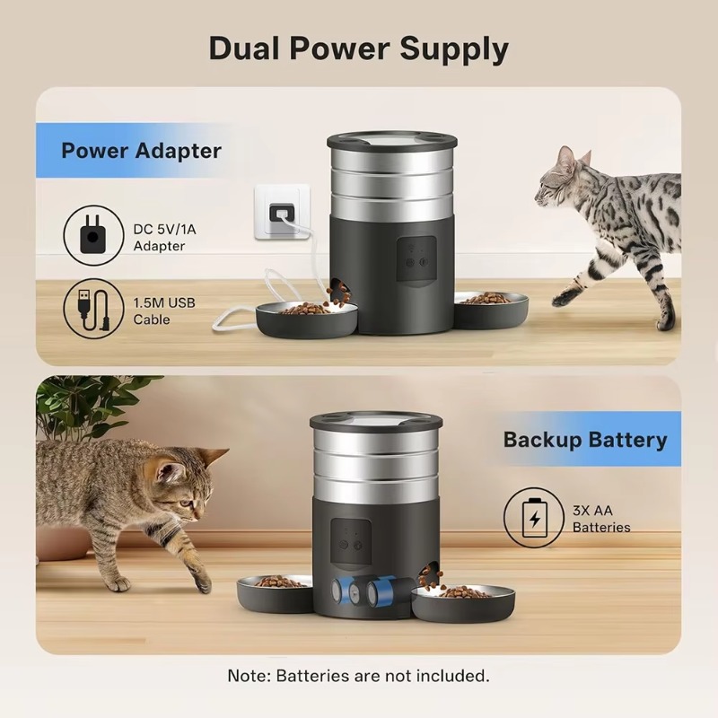 4.5L Automatic Smart Pet Feede - đánh giá và giá Automatic Pet Feeder