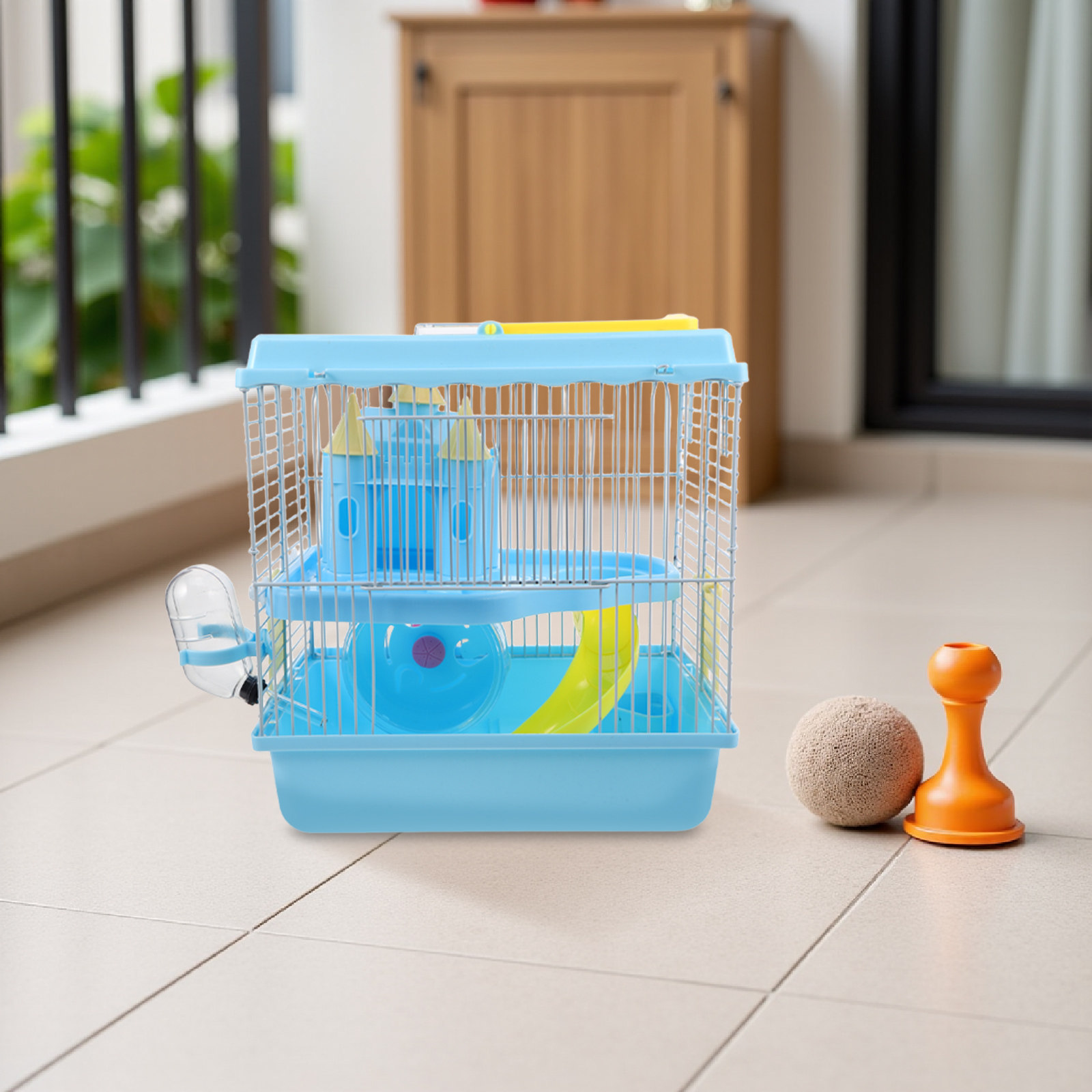 Luxury Castle-Style Hamster Ca - đánh giá và giá Hamster Cage Wheel