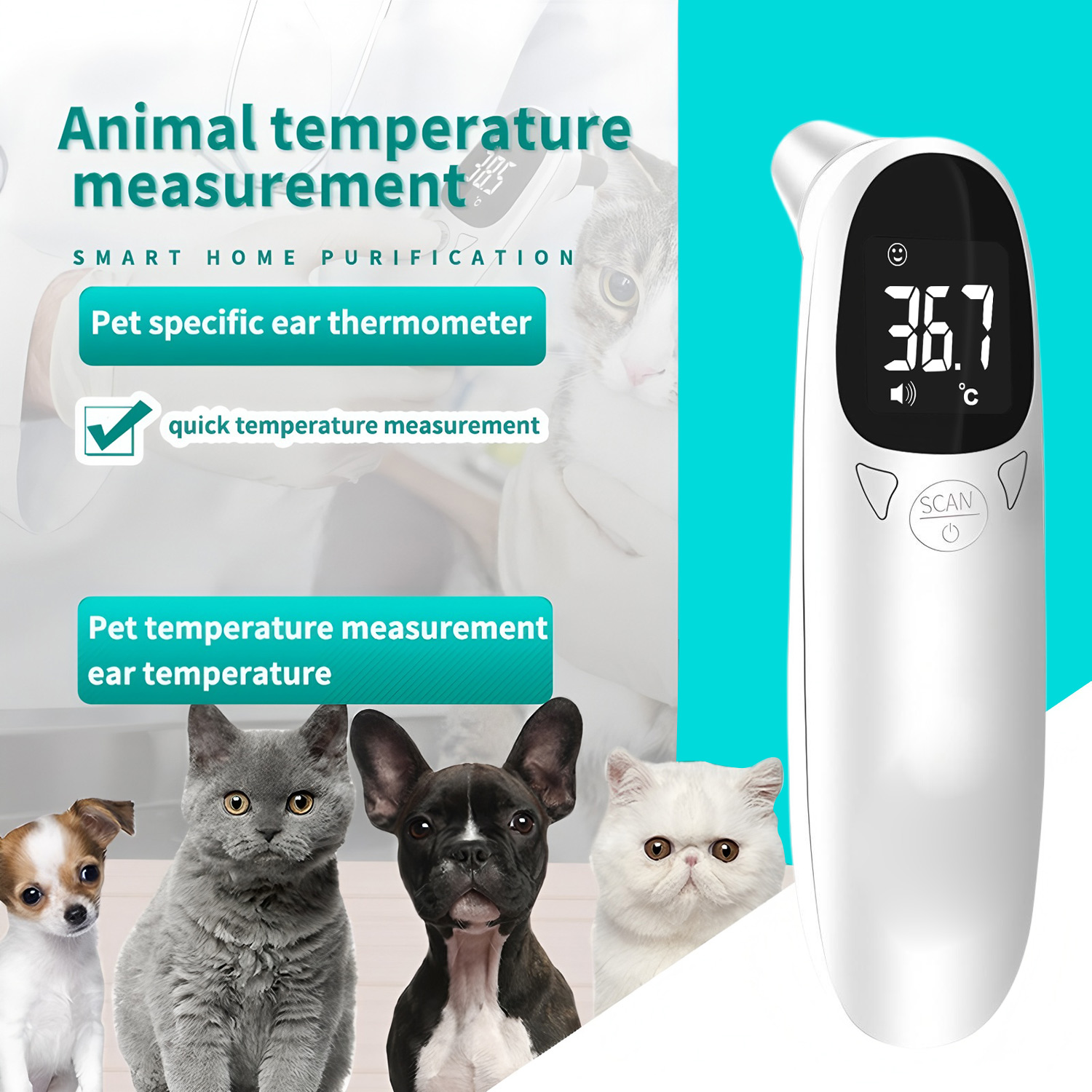 Pet Ear Digital Thermometer No - đánh giá và giá Pet Supplies Store