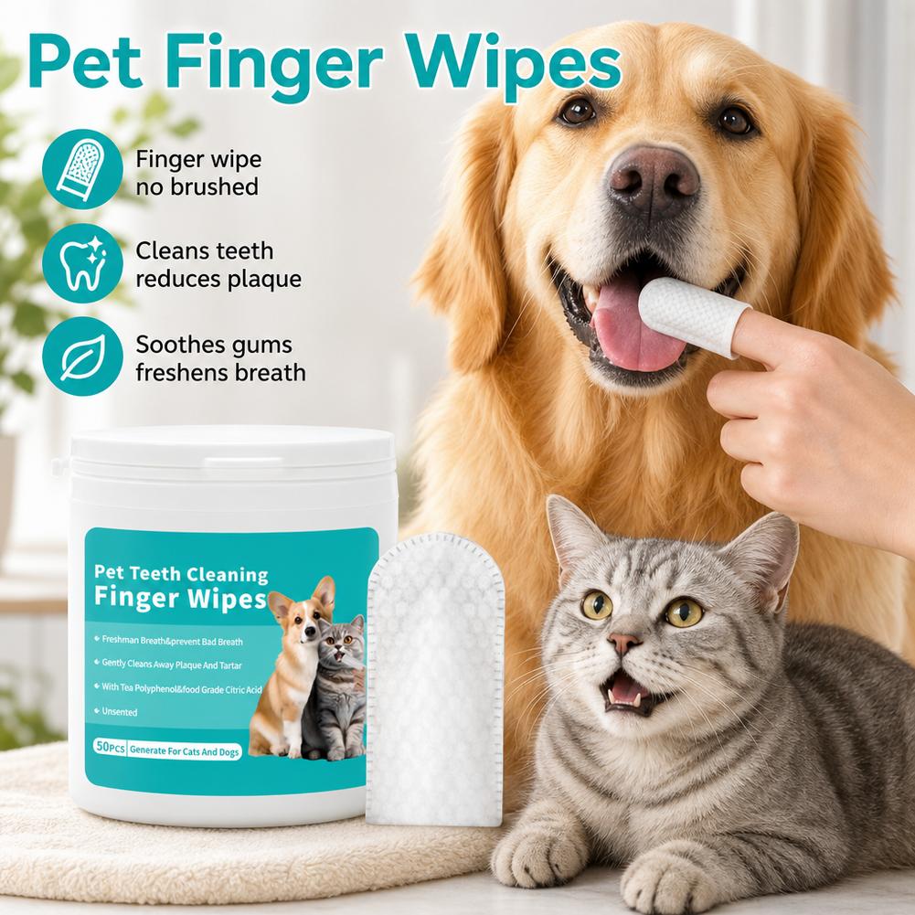 Pet Teeth Cleaning Finger Wipe - đánh giá và giá Pet Ear Cleaner