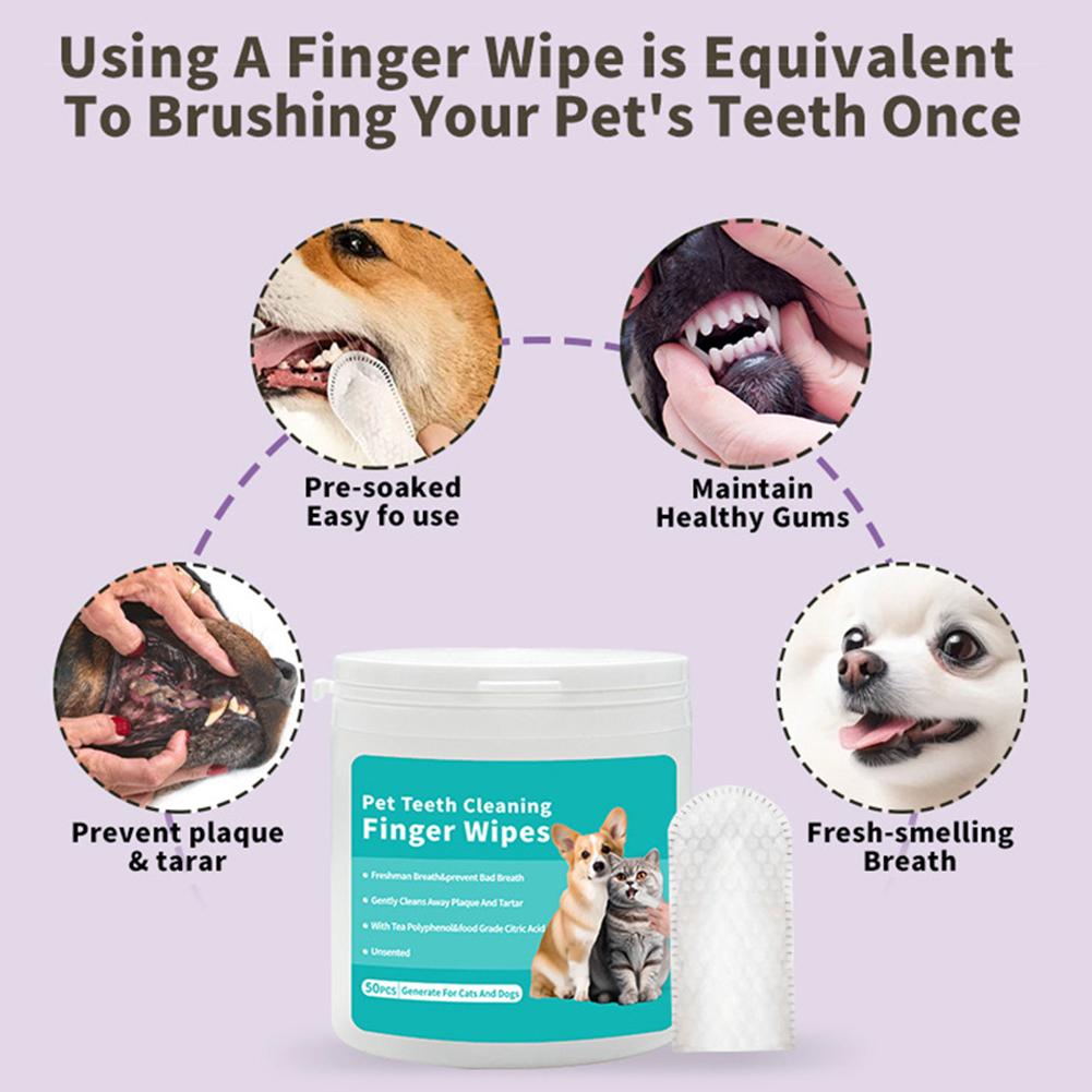 Pet Teeth Cleaning Finger Wipe - đánh giá và giá Pet Ear Cleaner