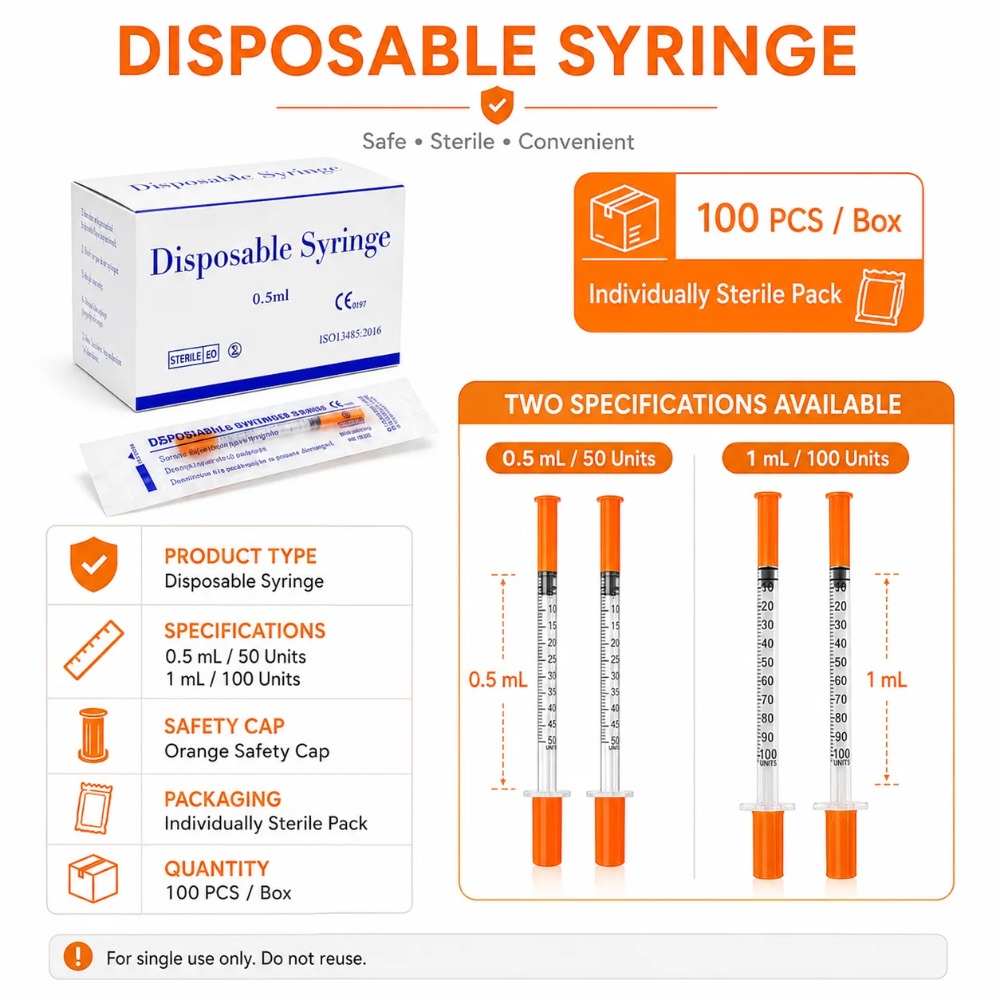 100pcs Disposable Syringe1ml 0 - đánh giá và giá Pet Supplies Store
