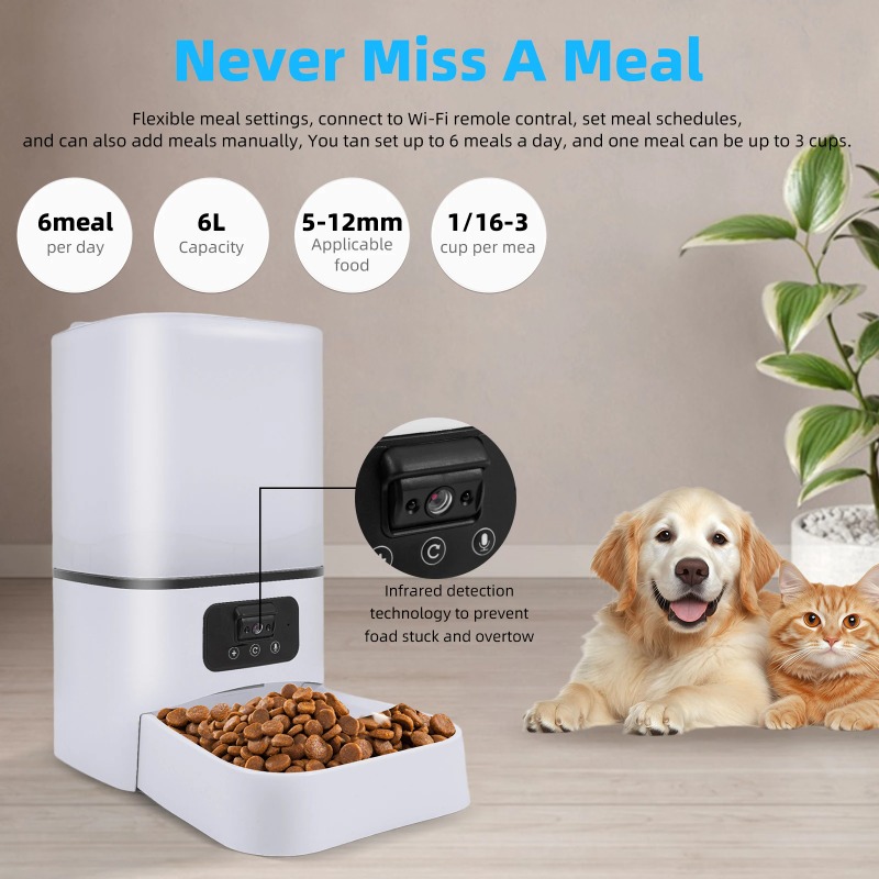 【2026】6L Intelligent Automatic - đánh giá và giá Automatic Pet Feeder
