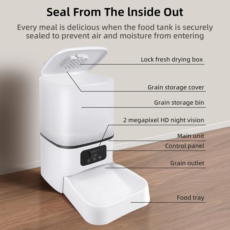 【2026】6L Intelligent Automatic - đánh giá và giá Automatic Pet Feeder