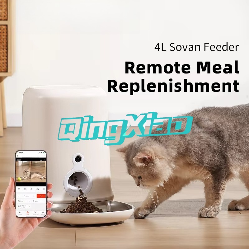 Fully Automatic Smart 4L Stain - đánh giá và giá Automatic Pet Feeder