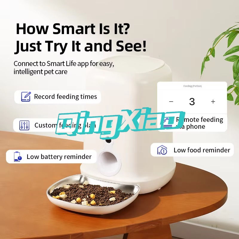 Fully Automatic Smart 4L Stain - đánh giá và giá Automatic Pet Feeder